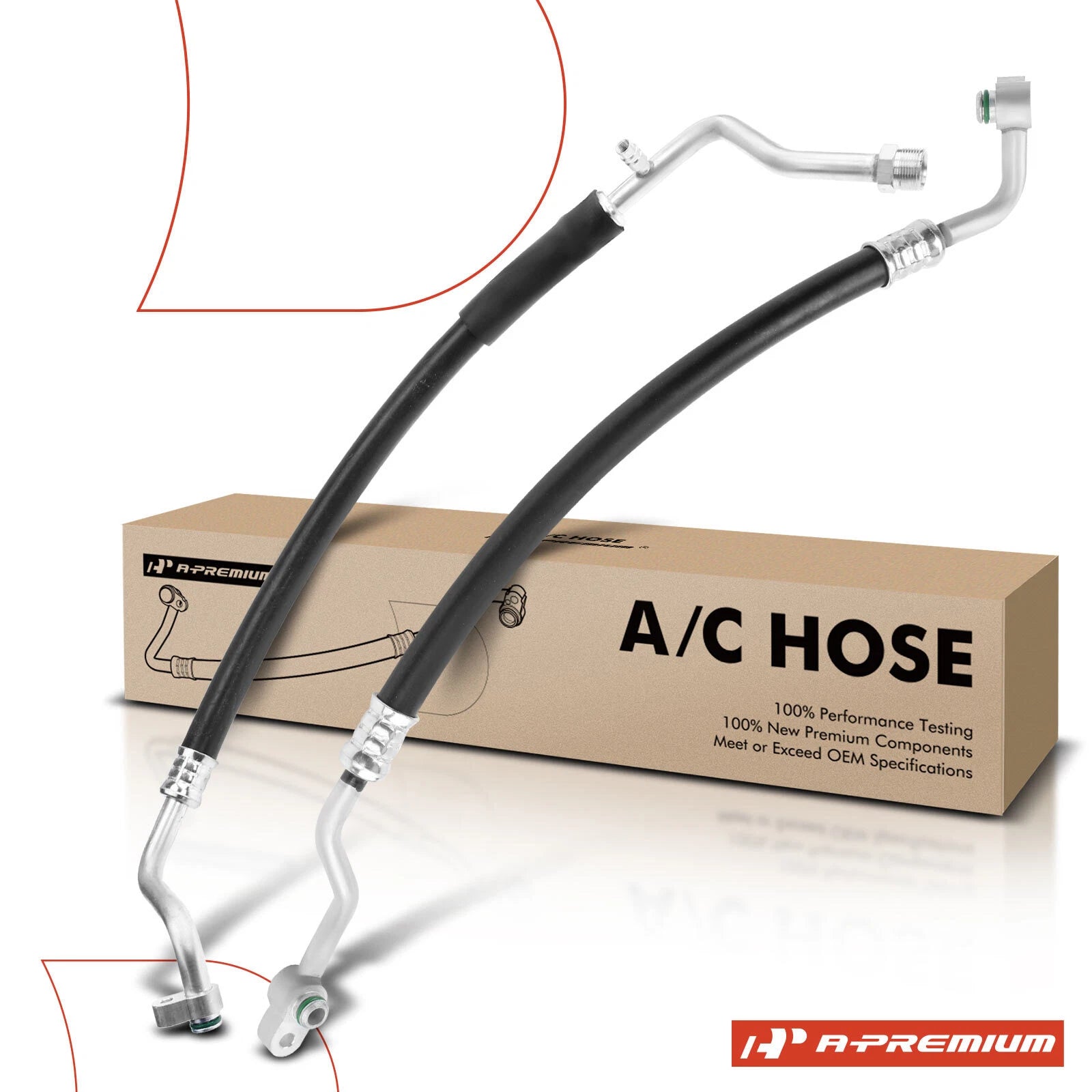 2X A/C Refrigerant Suction & Discharge Line for Honda Civic (2012–2015)
