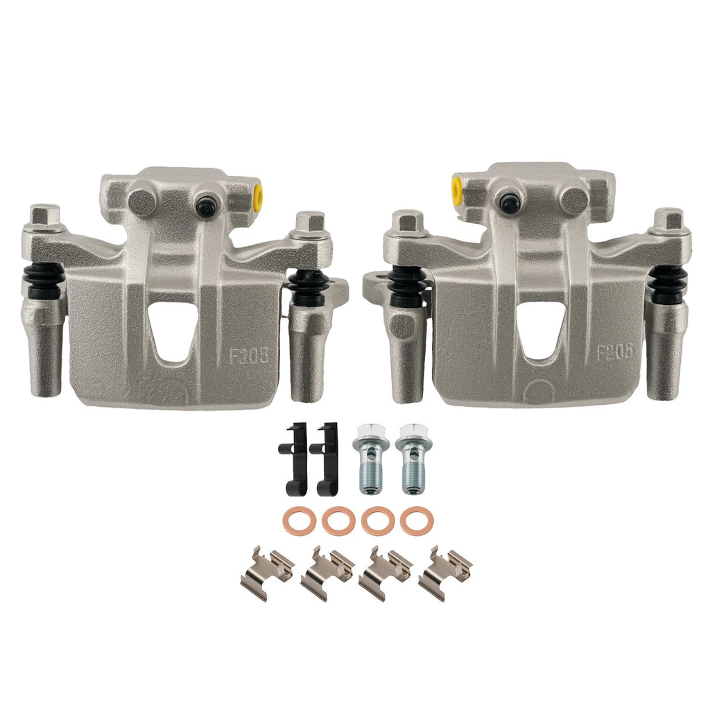 Set of 2 Rear Disc Brake Calipers for Mitsubishi Endeavor (2004–2008) w/Bracket