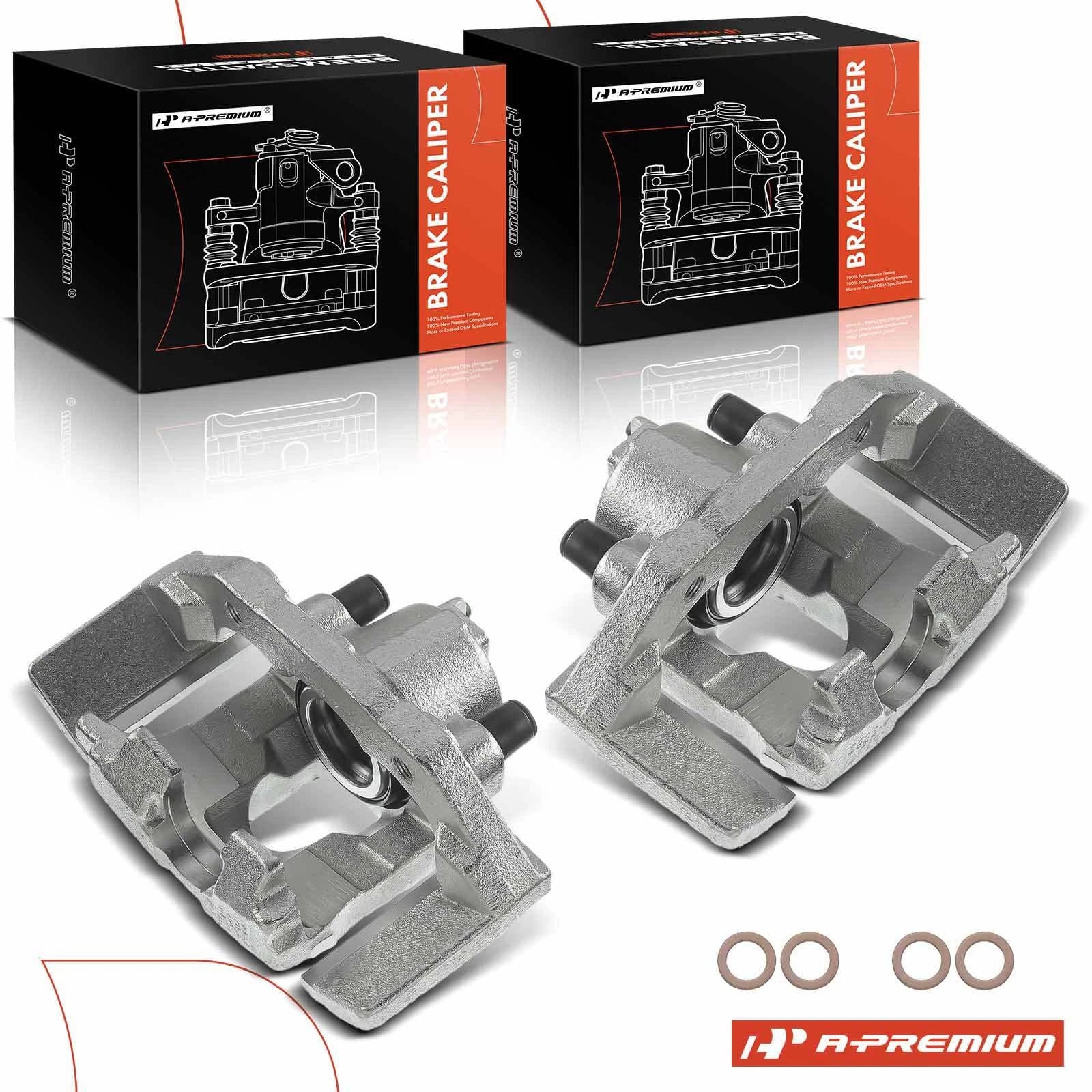 Pair Rear Brake Calipers with Bracket for Ford Expedition (2007–2017)
