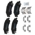 Set of 4 Rear Ceramic Brake Pads for Oldsmobile Bravada/GMC Jimmy/Sonoma (D729 P-729)
