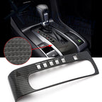Carbon Fiber Gear Shift Box Panel Cover Trim for Honda Civic (2016–2021)