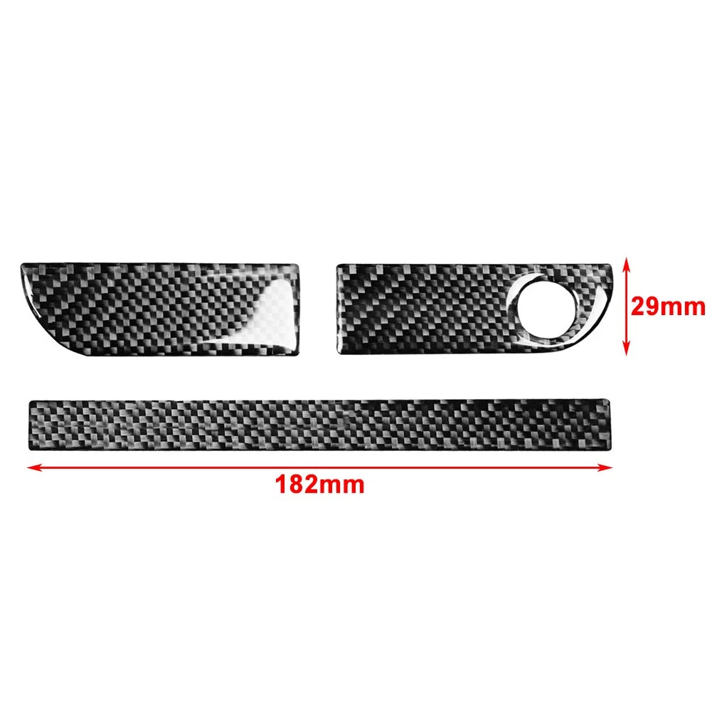 RHD Copilot Glove Box Switch Handle Cover Trim Carbon Red for Audi TT 8N (2001–2006)