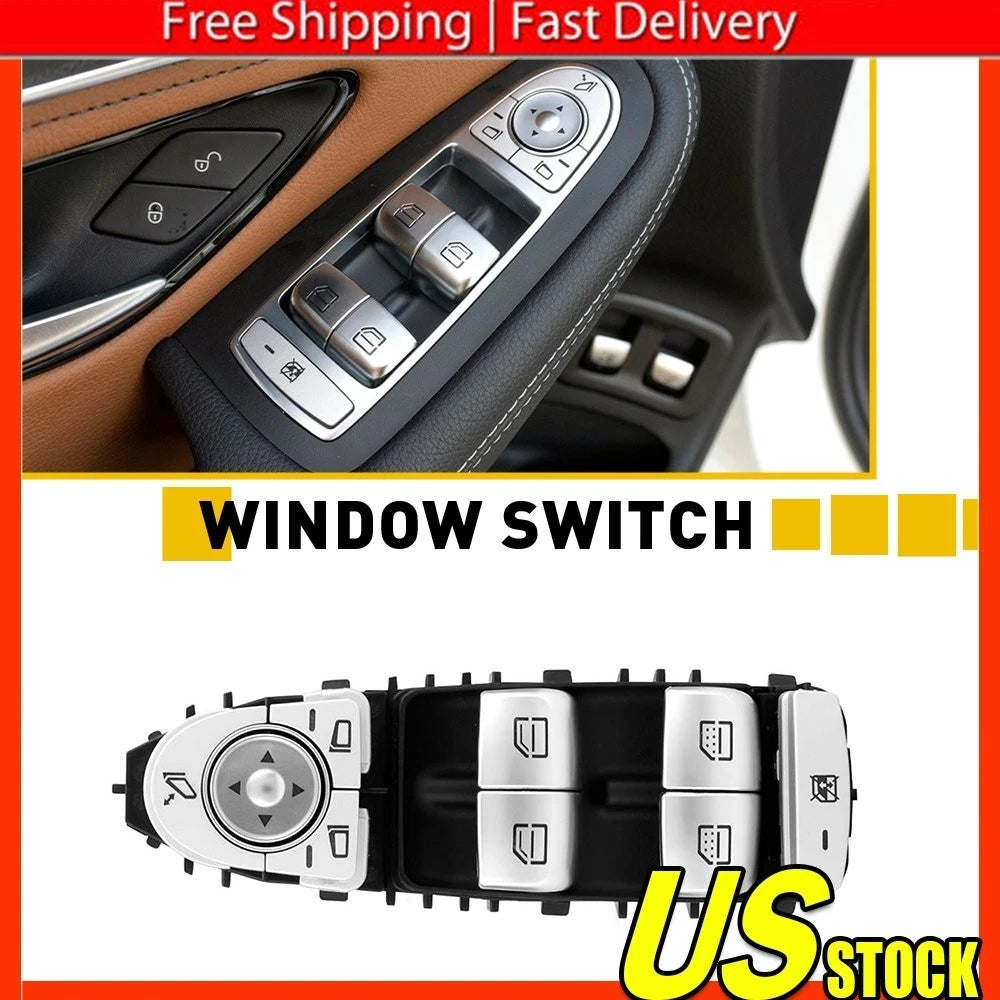 Front Left Power Window Switch for Mercedes Benz C300 GLC300 (2015–2020)