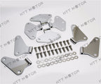 Set of 8 Body Door Hinges for Jeep Wrangler JK (2007–2017) Chrome Stainless