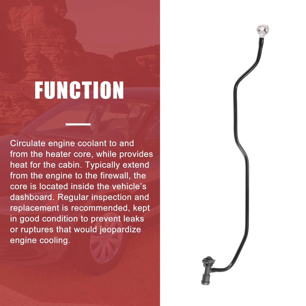 Coolant Radiator Reservoir Hose for Audi A4 B9 (2016–2019)