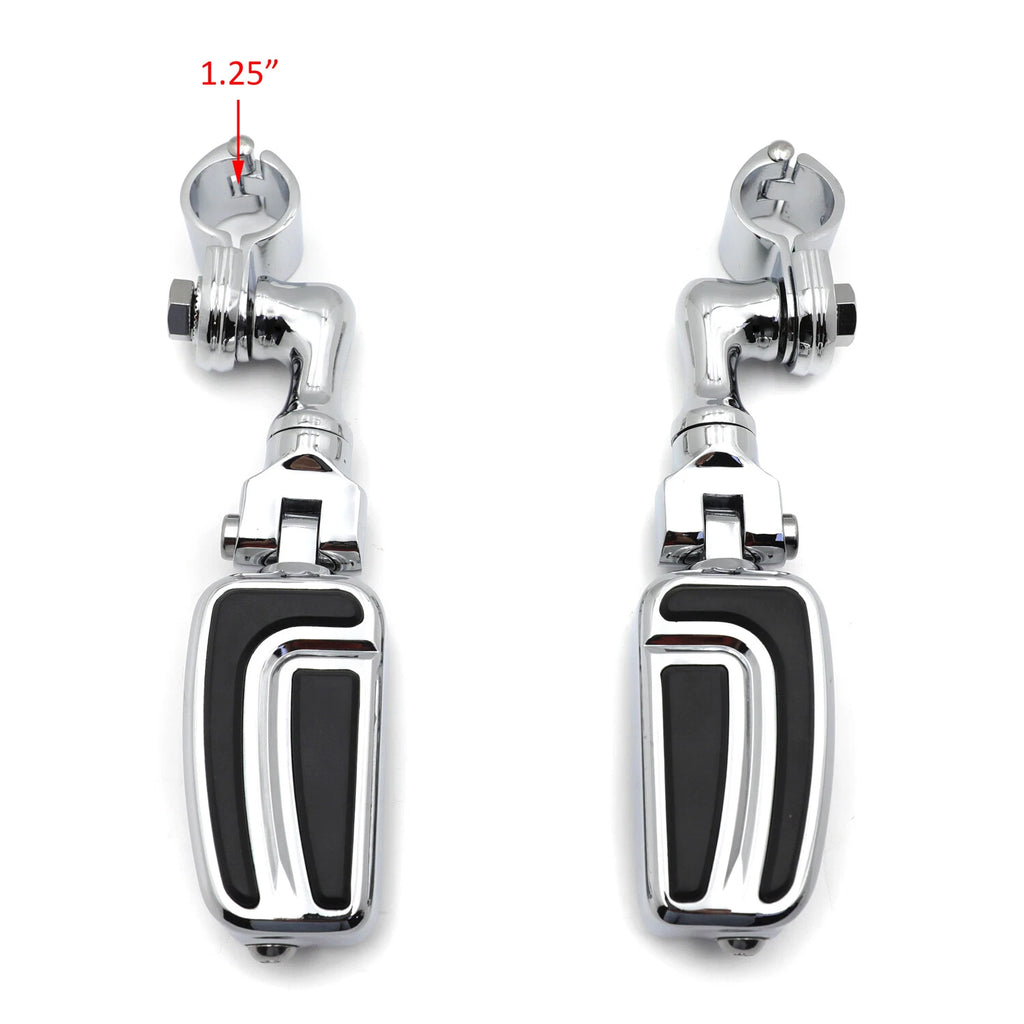 3" Airflow Foot Peg Kit for Honda Shadow, Harley Road King, Street Glide (1990–2023)
