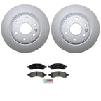 Front Brake Kit 325mm Rotors Semi-Metallic Pads for Enclave Traverse Outlook (2008–2017)