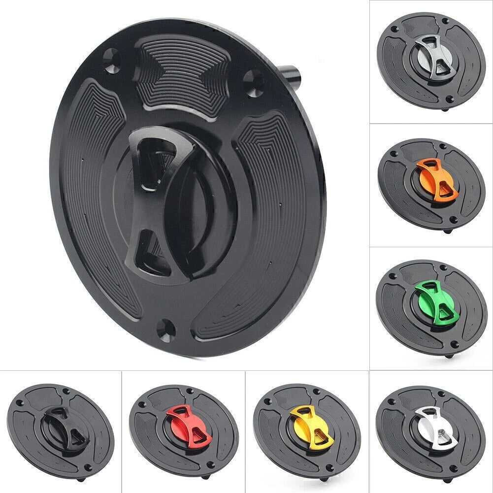Keyless Gas Fuel Tank Cap Cover for Honda CBR1000RR Fireblade (2000–2019) Aluminum