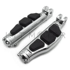 Chrome Flat Wing Footpegs for Suzuki Marauder 1600/Boulevard M90 (2004–2005)