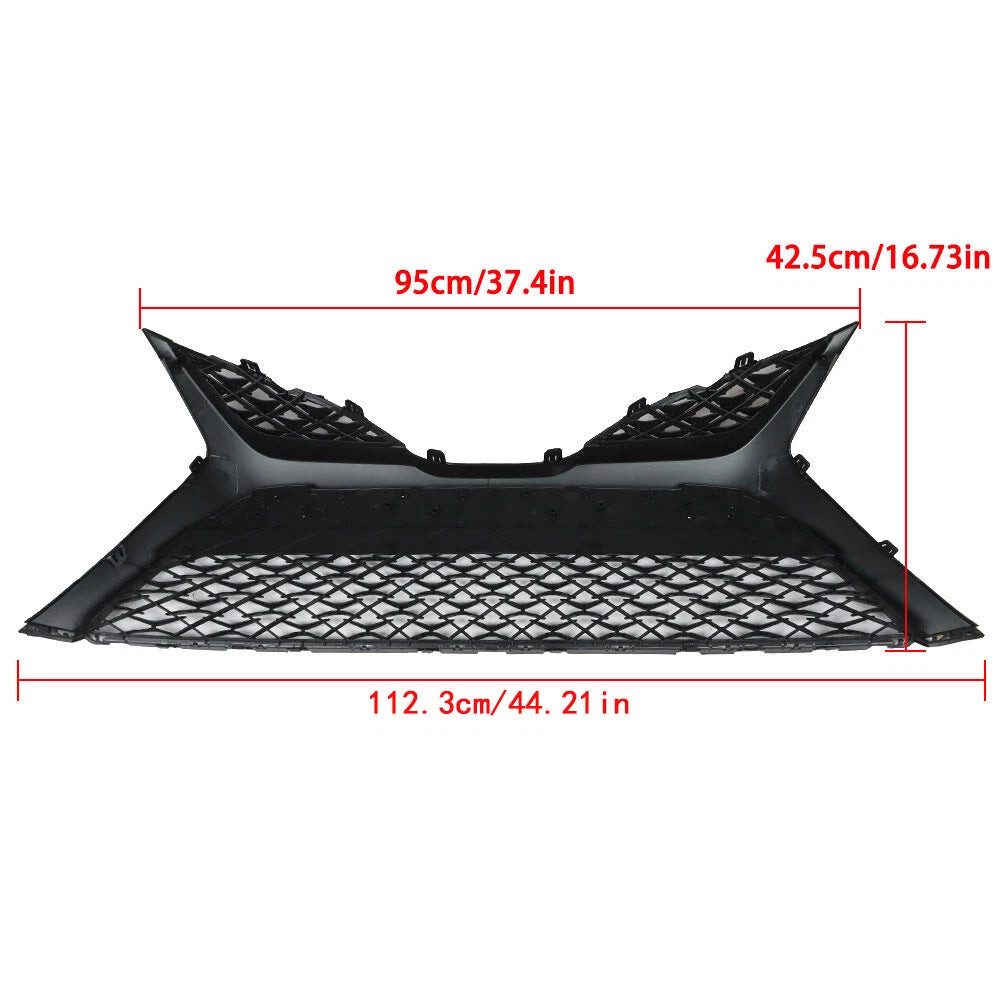 Mesh Matte Front Bumper Lower Grille for Toyota Camry SE XSE (2018â2020)