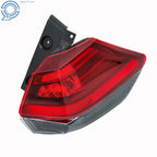 Pair of Red Lens Tail Lights for Nissan Rogue (2017–2019)