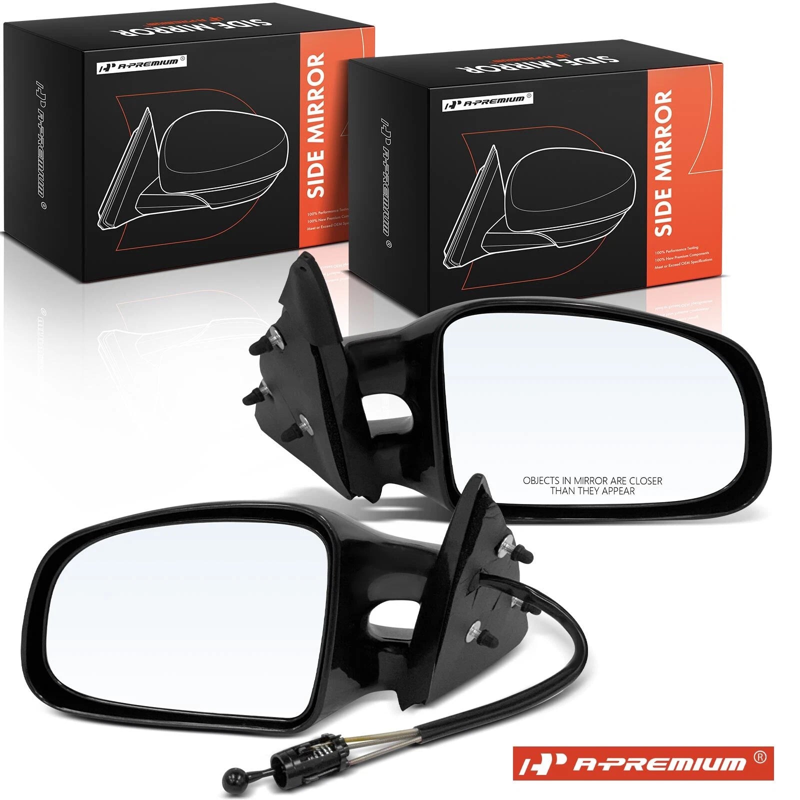 Manual Mirror for Pontiac Grand Am (1999–2001) 2.4L/3.4L