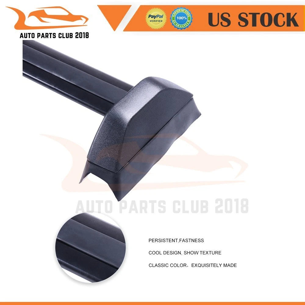 Set of 2 Black Roof Rack Cross Bars for Honda CR-V (2002–2006)