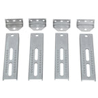 Set of 4 Galvanized Swivel Top Bunk Bolster Brackets for Boat Trailer