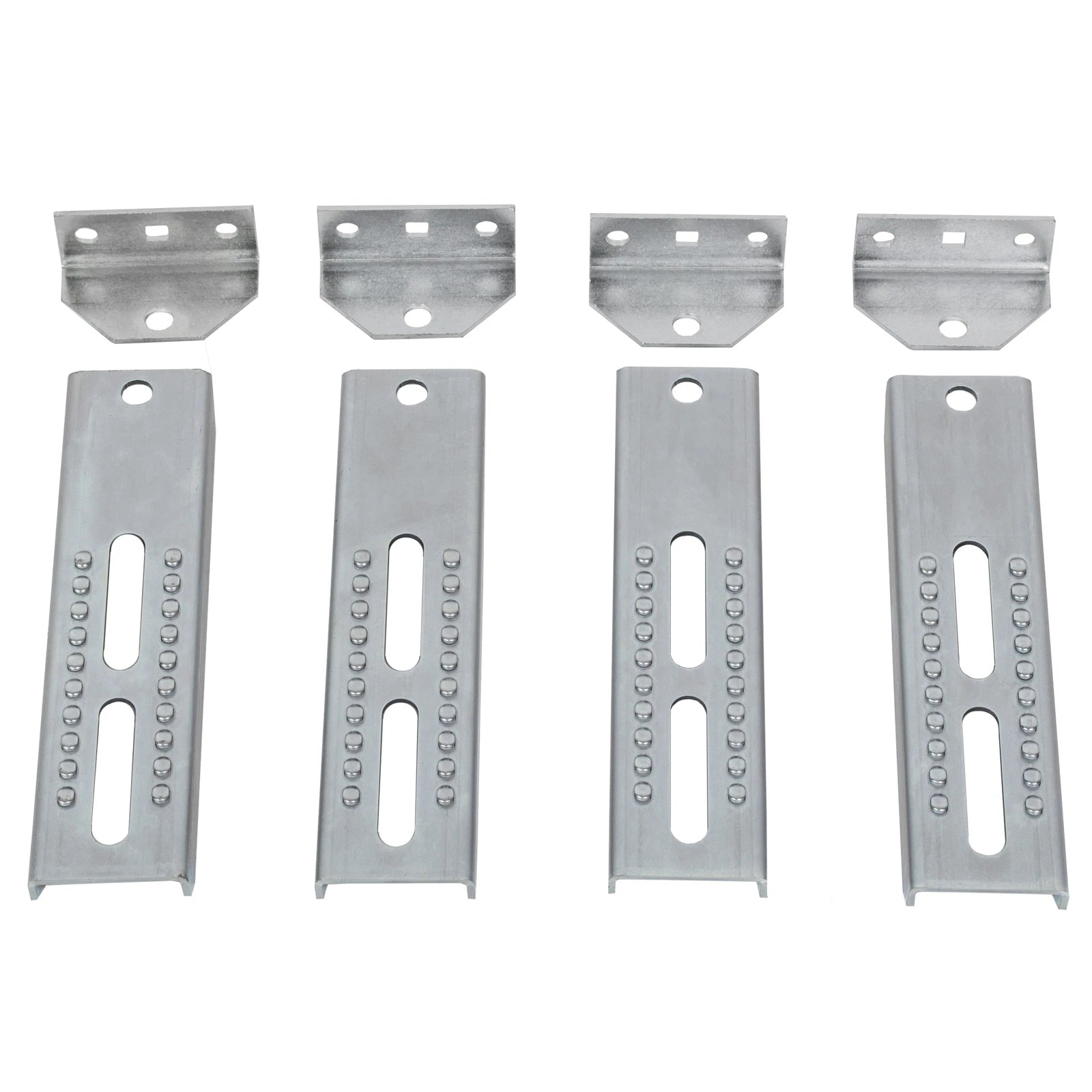Set of 4 Galvanized Swivel Top Bunk Bolster Brackets for Boat Trailer