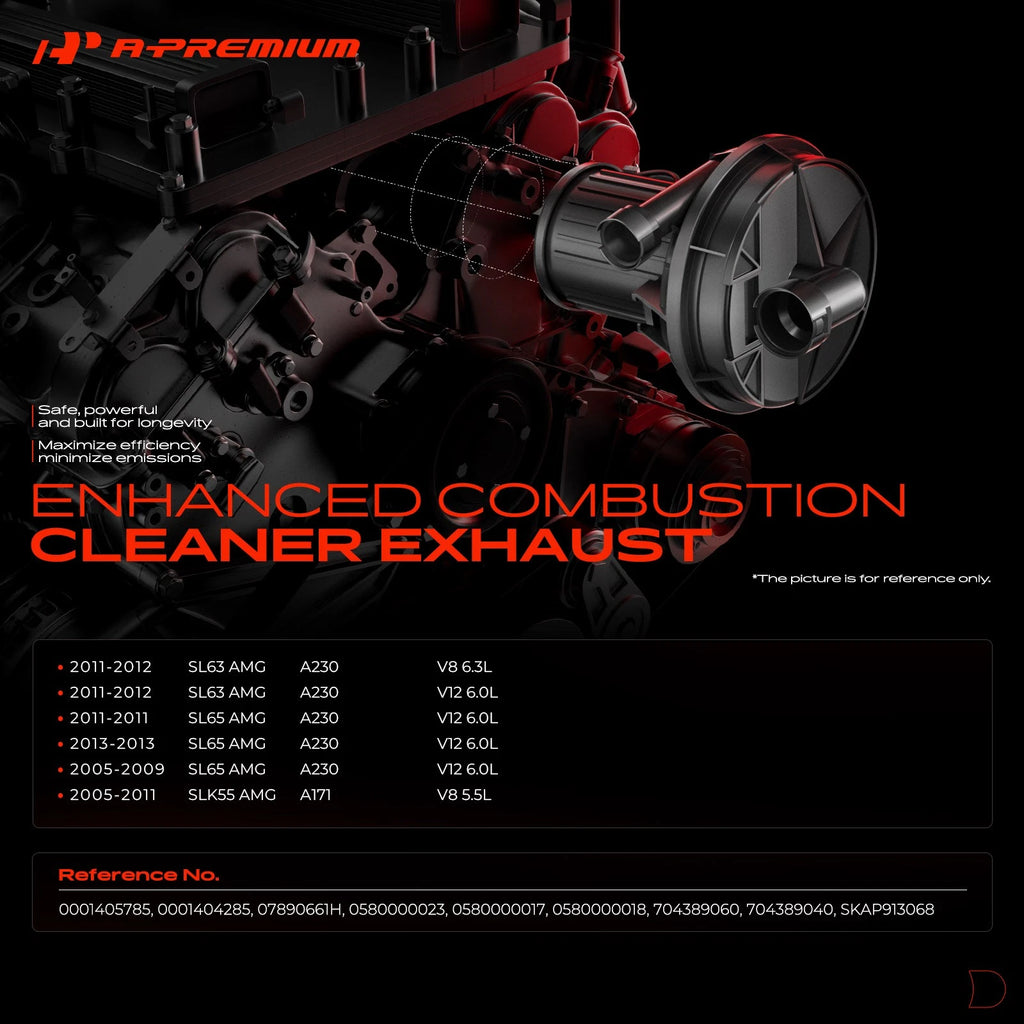 Secondary Air Injection Pump for Mercedes-Benz C55 AMG (2005–2006)
