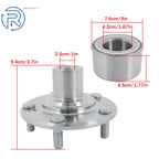 2X Front Wheel Hub & Bearing for Honda Civic (2006-2011)