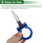 Tow Hook Set for Ford Focus (1998–2025) 15.6mm Aluminum Alloy Blue