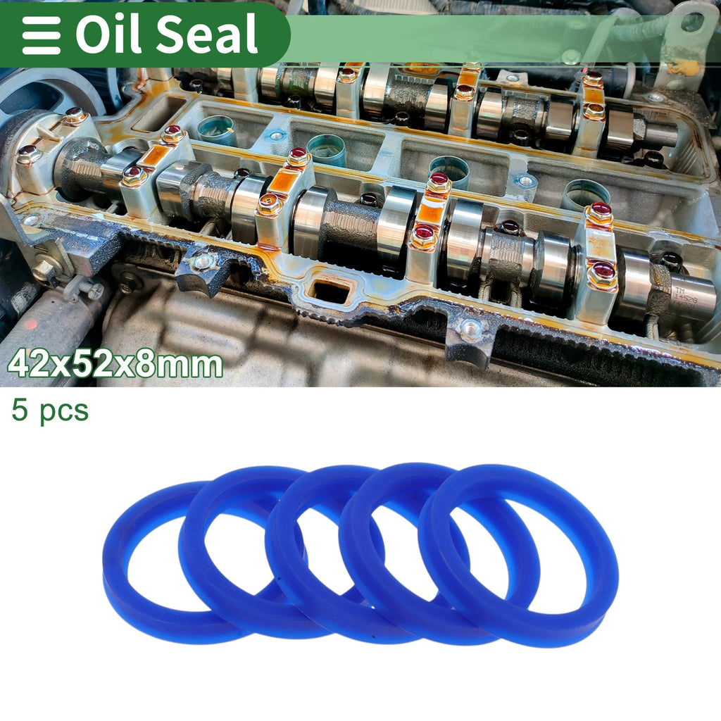 Set of 5 Oil Seal Rotary Shaft Seal 42x52x8mm High Pressure