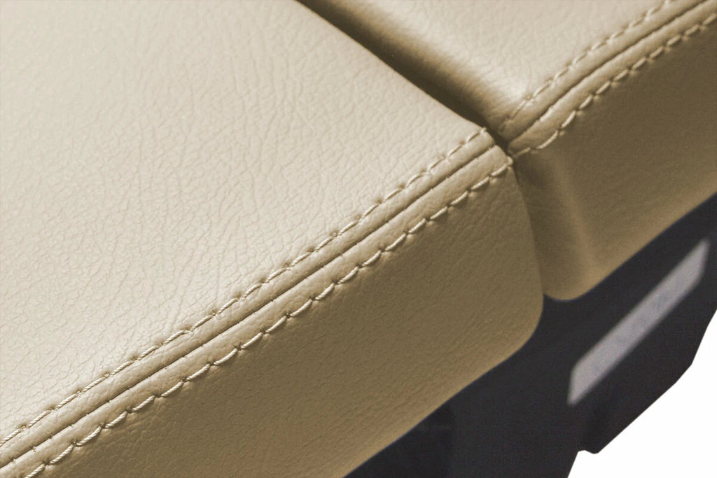 Leather Console Lid Armrest Cover for BMW E63 E64 650 (2003–2010) Beige