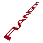 ABS Plastic Red Tailgate Letters Inlay for Ford Ranger (2019–2023)