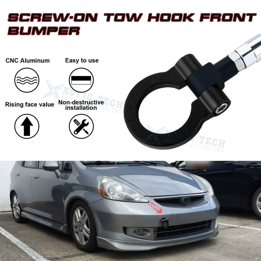 Anodized Aluminum Tow Hook Ring for Acura TLX (2015-2018)