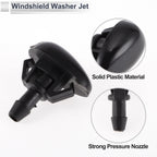 Washer Nozzle Set of 6 w/ Hose Connector for Nissan (No. 289313S500)