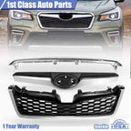 Front Chrome Grille Assembly for Subaru Forester (2014–2018)