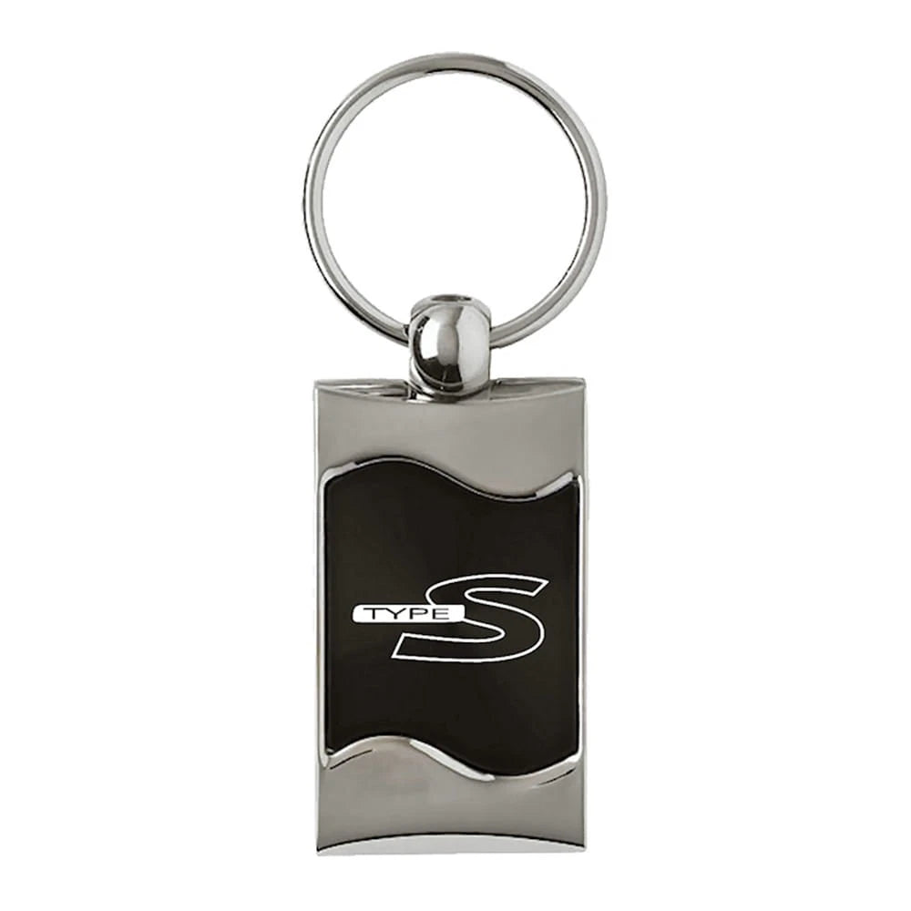 Black Rectangular Wave Keychain - Officially Licensed for Type S