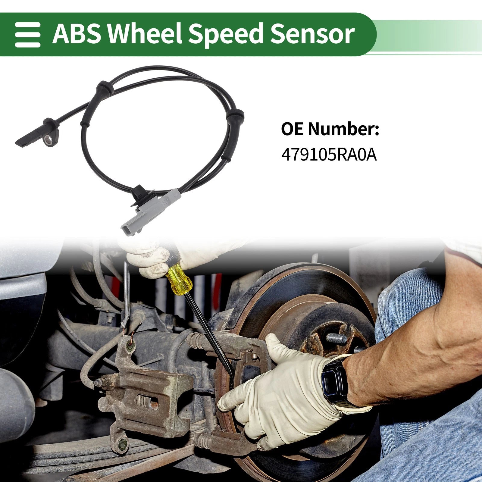 ABS Wheel Speed Sensor No. 479105RA0A for Nissan Kicks (2018–2021)