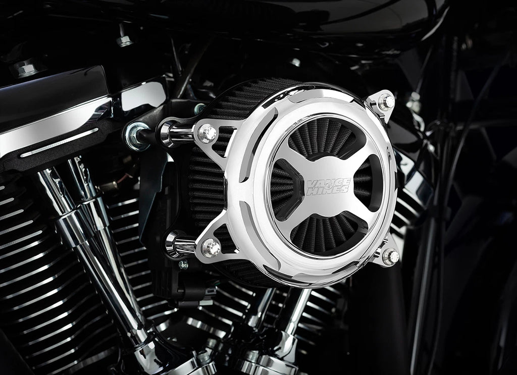 Vance & Hines VO2 X Air Intake Kit for Harley Davidson - Chrome 72345