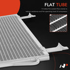 A/C Condenser with Receiver Drier & Bracket for Mitsubishi
