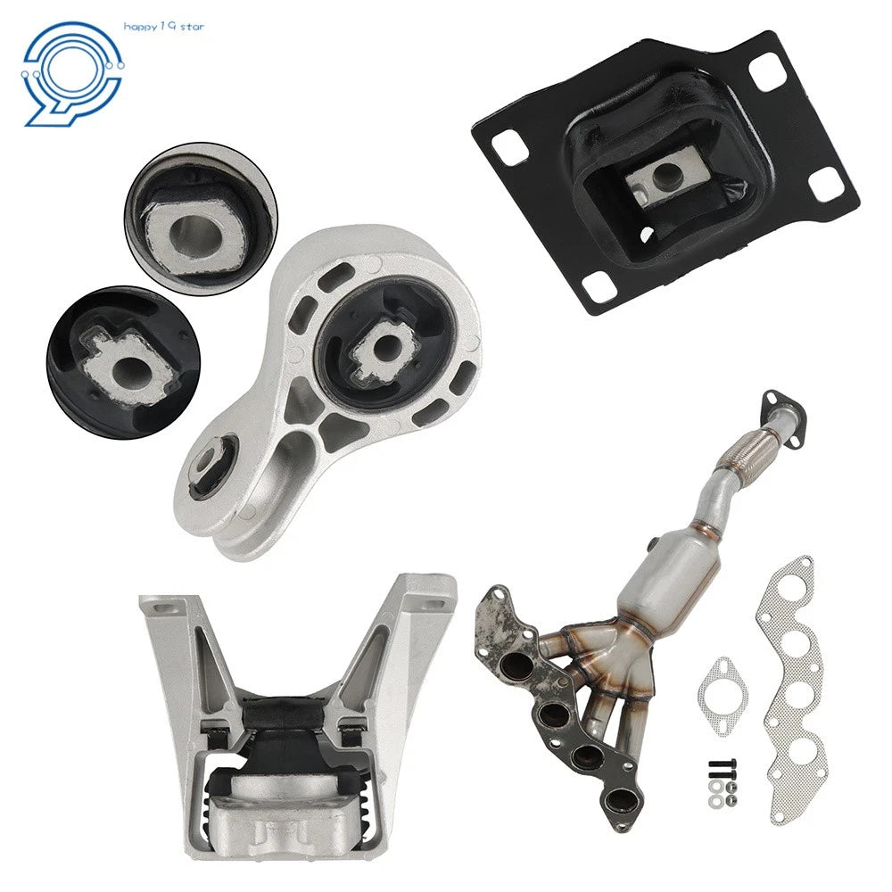 Catalytic Converter & Engine Motor Mount Set for Ford Focus (2008–2011)