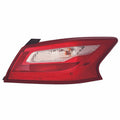 Replacement ABS Plastic Passenger Side Outer Tail Light Assembly w/o Smoked Lens