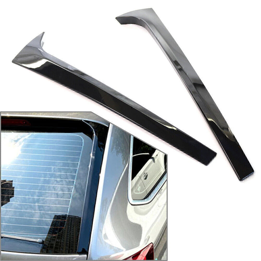 2X Rear Window Side Spoiler Canard Splitter Trim for Skoda Octavia (2014–2019)
