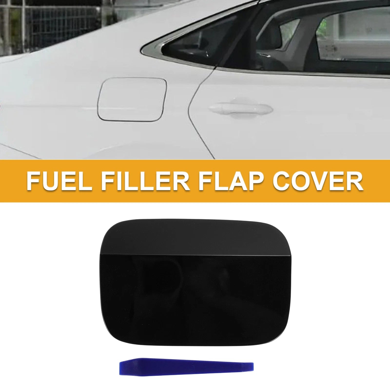 Fuel Tank Door Cap for Volkswagen Passat (2012–2018) Oil Filler Black