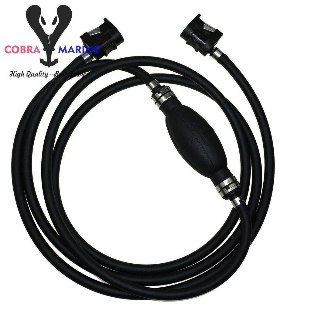 Set of 4 Fuel Line Hose Bulb Connector Kit for Yamaha Outboard (24-200 HP)