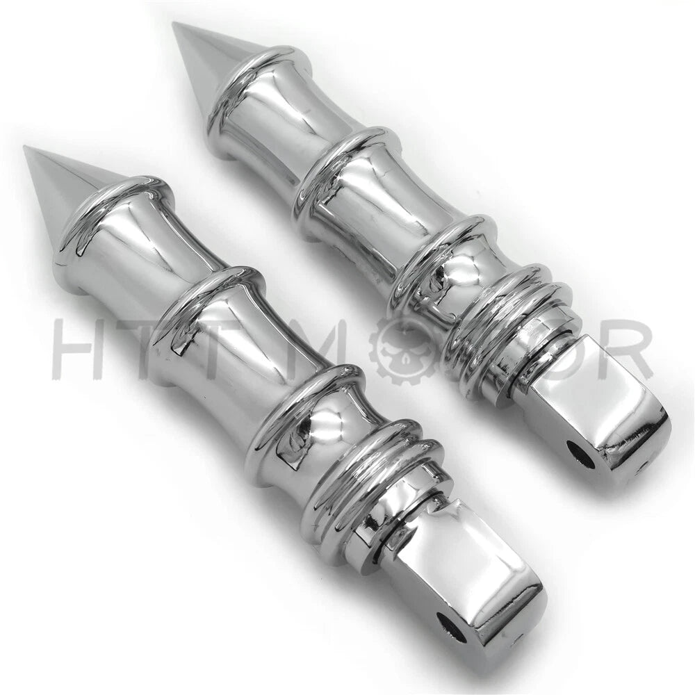 Spike Bamboo Footpeg Footrest for Suzuki Volusia 800 (2001–2004) & Honda VTX1800