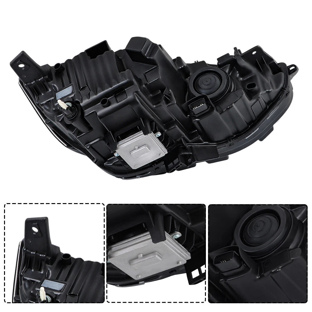 LED Headlight Assembly for Ford Edge (2019–2024) w/DRL LH Clear Lens