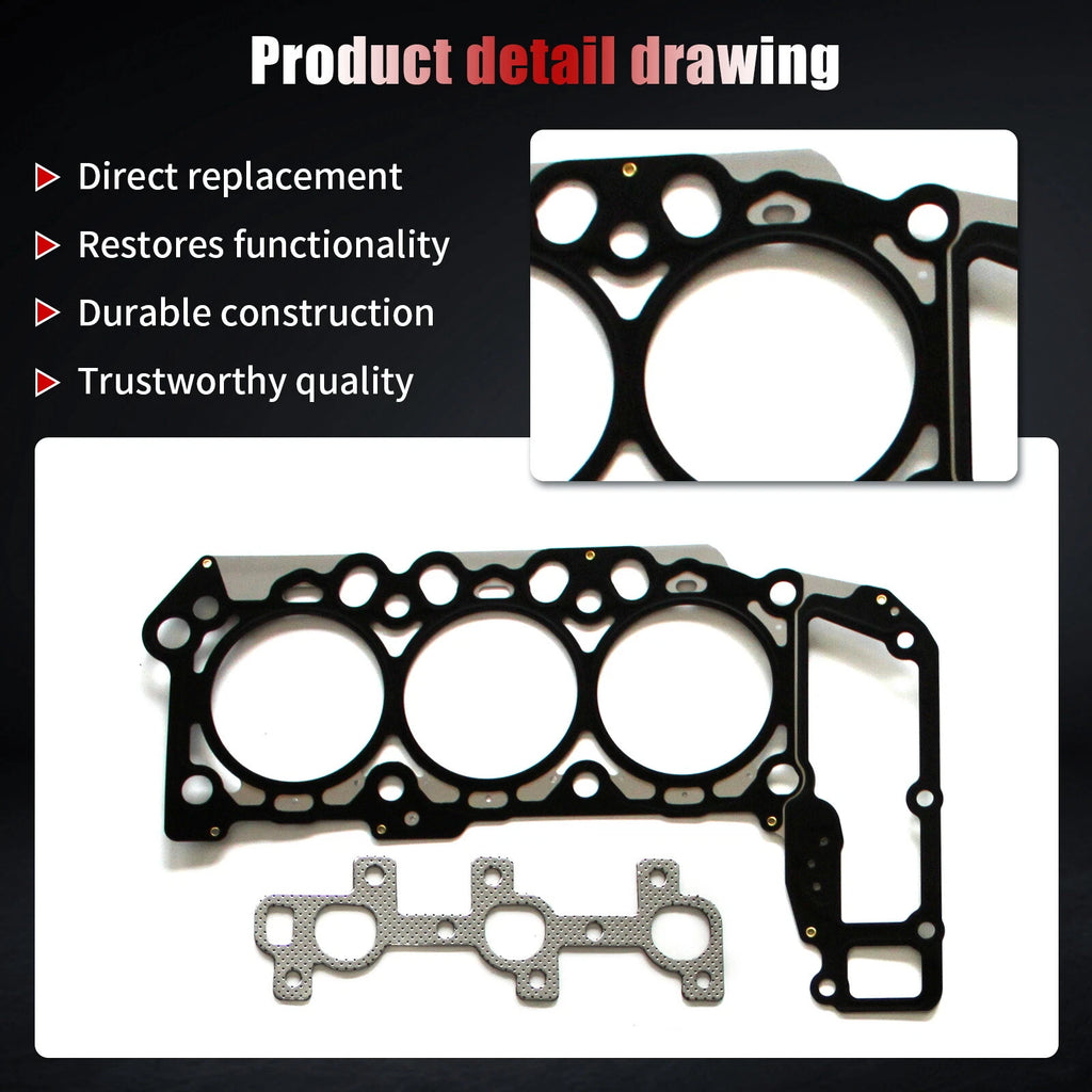 Head Gasket Set for Dodge Ram 1500, Jeep Grand Cherokee, Liberty, Dakota (3.7L)