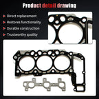 Head Gasket Set for Dodge Ram 1500, Jeep Grand Cherokee, Liberty, Dakota (3.7L)