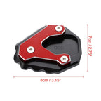 Kickstand Extension Side Stand Support Plate Red for Honda CB500X (2013-2023)