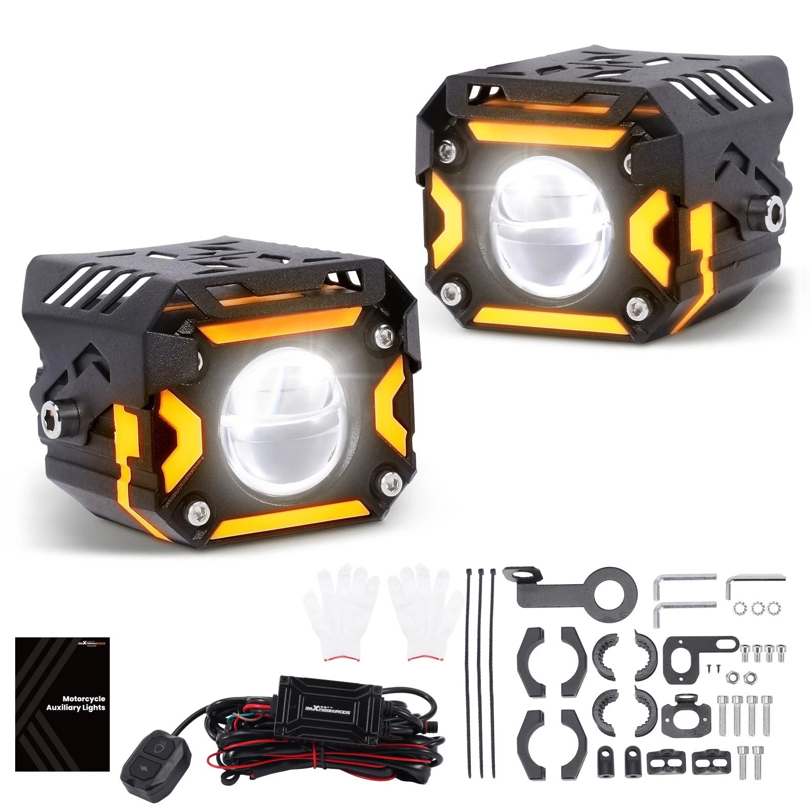12V 80W LED Spotlight for Motorcycle ATV UTV SUV (IP67)