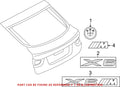 Genuine OEM Emblem for BMW (2011–2019) 51147294465