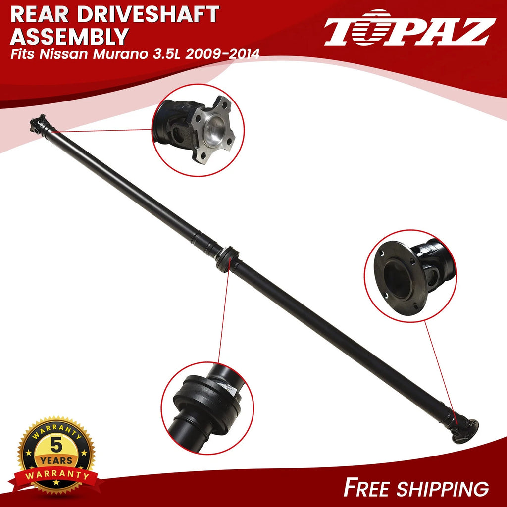 Rear Driveshaft Prop Shaft Assembly for Nissan Murano (2009–2014)