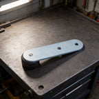 Sagging Support Wheel for Wooden Door (Galvanized Steel, Rubber)