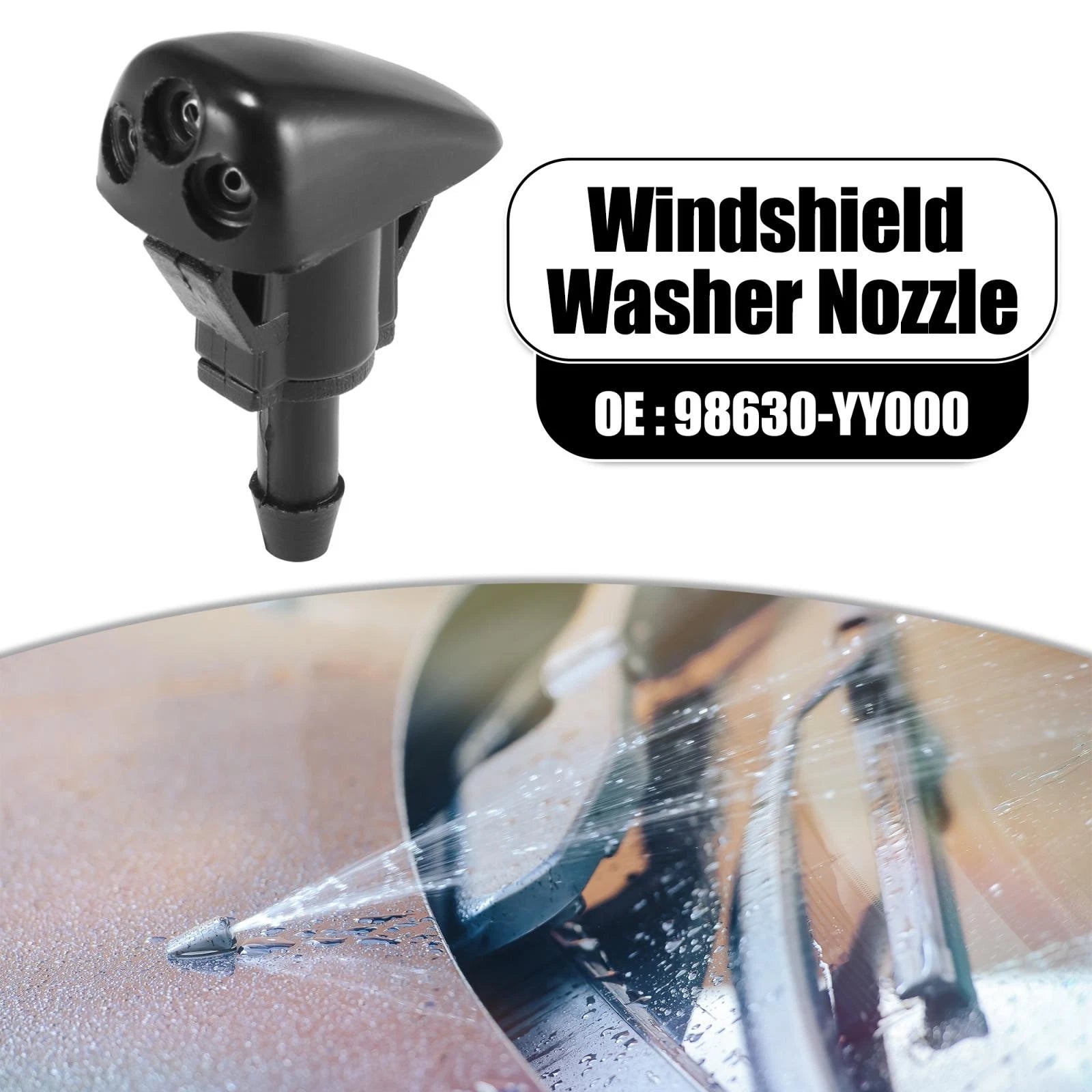 Front Windshield Washer Nozzle for Kia Sorento (2003–2009) 98630-YY000