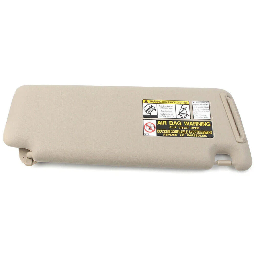 Beige Car Sun Visor Left for Toyota Highlander (2004-2007)