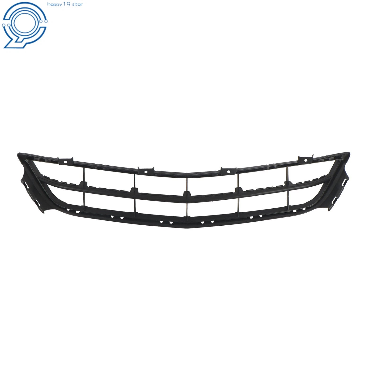 Front Upper Grille for Acura MDX (2014-2016) Black Plastic Mesh