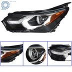LED Headlight for Chevrolet Equinox (2018–2019) Black Clear Left Side